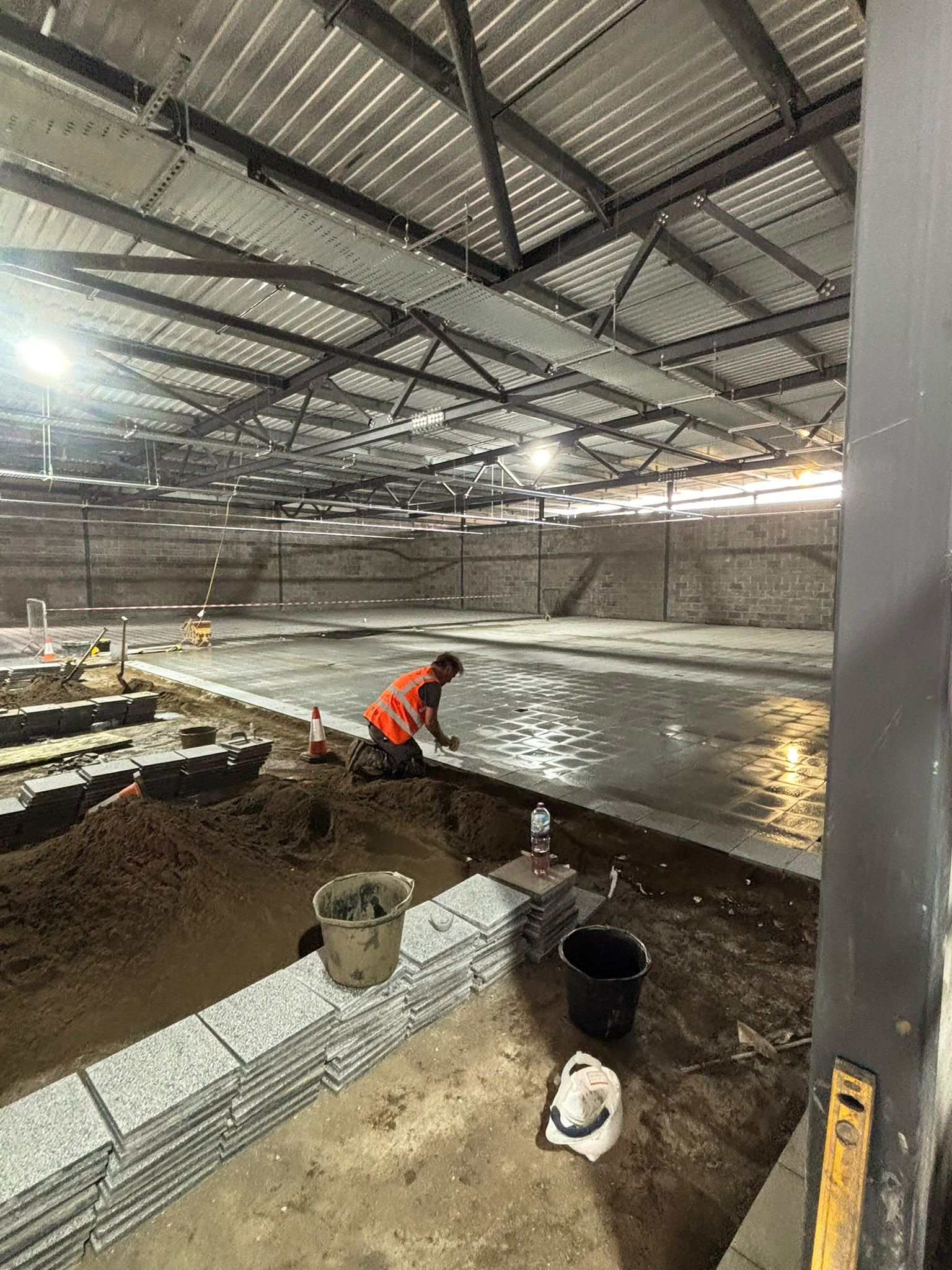 Interior construction at Aldi Wellington